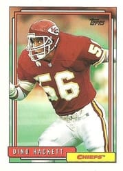 1992 Topps Base Set Dino Hackett #235 card