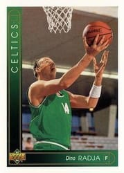 1993-94 Upper Deck Base Set Dino Radja #150 card