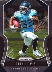 2019 Panini Prizm Base Set Dion Lewis #165 card
