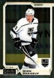 2018-19 O-Pee-Chee Platinum Base Set Dion Phaneuf #107 card