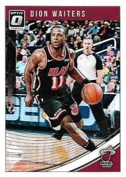 2018-19 Donruss Optic Base Set Dion Waiters #35 card