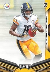 2019 Panini Playoff Base Set Diontae Johnson #225 card