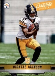 2019 Panini Prestige Base Set Diontae Johnson #298 card