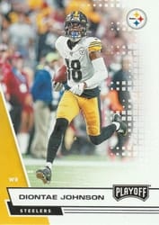2020 Panini Playoff Base Set Diontae Johnson #45 card