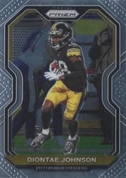 2020 Panini Prizm Base Set Diontae Johnson #68 card
