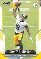 2021 Score Base Set Diontae Johnson #116 card