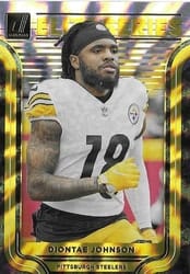 2022 Donruss Elite Series Diontae Johnson #ES-20 card