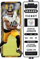 2022 Panini Contenders Base Set Diontae Johnson #96 card