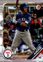 2019 Bowman Draft Base Set Diosbel Arias #BD-112 card