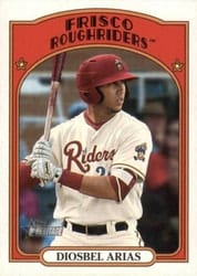 2021 Topps Heritage Minor League Base Set Diosbel Arias #53 card