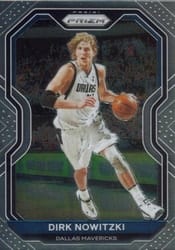 2020-21 Panini Prizm Base Set Dirk Nowitzki #180 card