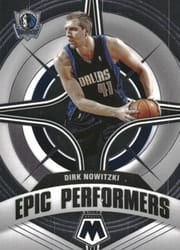 2021-22 Panini Mosaic Epic Performers Dirk Nowitzki #8 card