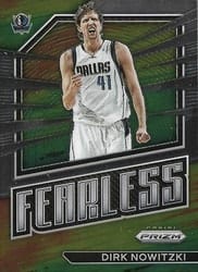 2022-23 Panini Prizm Fearless Dirk Nowitzki #9 card