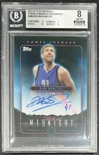 2023-24 Topps Midnight Stroke of Midnight Autographs Dirk Nowitzki #SMA-DN card