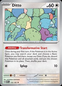 2023 151 Ditto #132 card