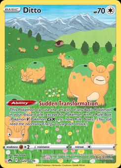 2023 Crown Zenith Galarian Gallery Ditto #GG22 card
