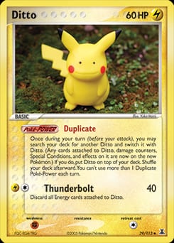 Delta Species Ditto #39 card