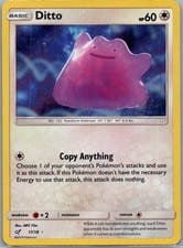 2019 Detective Pikachu Ditto #17 card