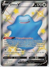 2021 Shining Fates Shiny Vault Ditto V #SV118 card