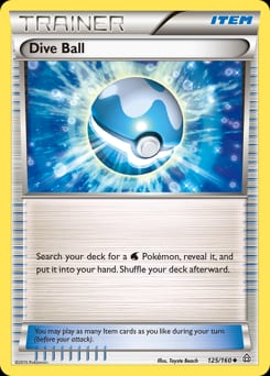 2015 Primal Clash Dive Ball #125 card
