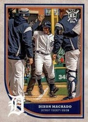2018 Topps Big League Base Set Dixon Machado #381 card