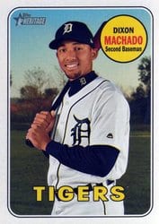2018 Topps Heritage Base Set Dixon Machado #548 card
