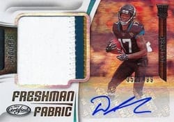 2018 Panini Certified Base Set DJ Chark #215 card