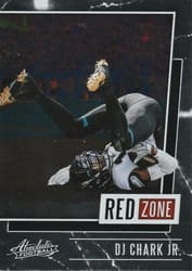 2020 Panini Absolute Red Zone DJ Chark Jr. #18 card