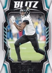 2020 Panini Playbook Blitz DJ Chark Jr #BLITZ-13 card