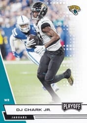 2020 Panini Playoff Base Set DJ Chark Jr #63 card