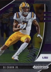 2020 Panini Prizm Draft Picks Base Set DJ Chark Jr #38 card