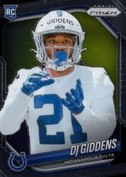 2025 Panini Prizm Base Set DJ Giddens #383 card