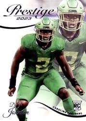 2023 Panini Prestige Base Set DJ Johnson #330 card