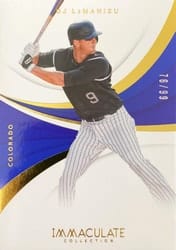 2018 Panini Immaculate Collection Base Set DJ LeMahieu #120 card