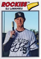 2018 Topps Archives Base Set DJ LeMahieu #129 card