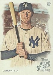 2019 Topps Allen & Ginter Base Set DJ LeMahieu #266 card