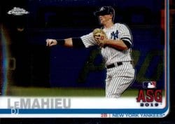 2019 Topps Chrome Update Base Set DJ LeMahieu #70 card
