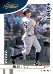 2020 Panini Absolute Base Set DJ LeMahieu #95 card