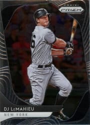 2020 Panini Prizm Base Set DJ LeMahieu #83 card