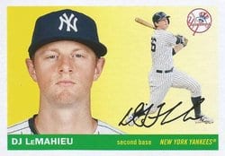 2020 Topps Archives Base Set DJ LeMahieu #96 card
