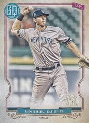 2020 Topps Gypsy Queen Base Set DJ LeMahieu #278 card