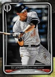 2020 Topps Tribute Base Set DJ LeMahieu #4 card