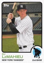 2021 Topps Archives Base Set DJ LeMahieu #115 card