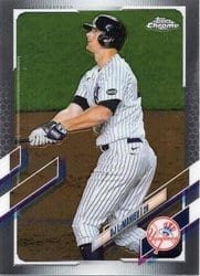 2021 Topps Chrome Base Set DJ LeMahieu #105 card