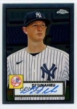 2021 Topps Chrome Platinum Anniversary Autographs DJ LeMahieu #PA-DL card