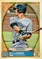 2021 Topps Gypsy Queen Base Set DJ LeMahieu #34 card