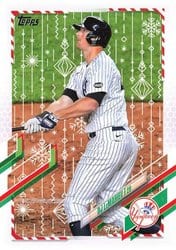 2021 Topps Holiday Base Set DJ LeMahieu #HW56 card