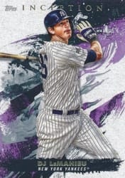 2021 Topps Inception Base Set DJ LeMahieu #34 card