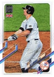2021 Topps UK Edition Base Set DJ LeMahieu #66 card