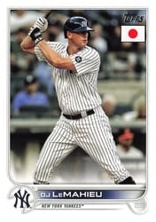 2022 Topps Japan Edition Base Set DJ LeMahieu #48 card